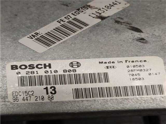 Foto 2ª: Centralita Motor ECU Citroen C5 2.0 HDI SX [2.0 LTR. - 79 KW HDI CAT (RHZ - DW10ATED)] [RHZ (DW10ATED)]