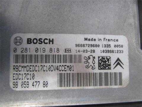Foto 2ª: Centralita Motor ECU Peugeot 207 1.4 CONFORT 68CV 50KW [8HR (DV4TD)] (2014)