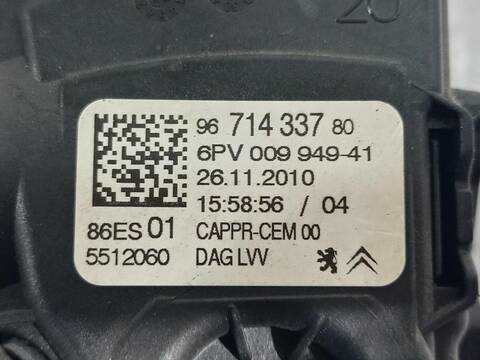 Foto 2ª: Pedal Acelerador Peugeot 308 ENVY 112CV [9HR (DV6C)] (2008)