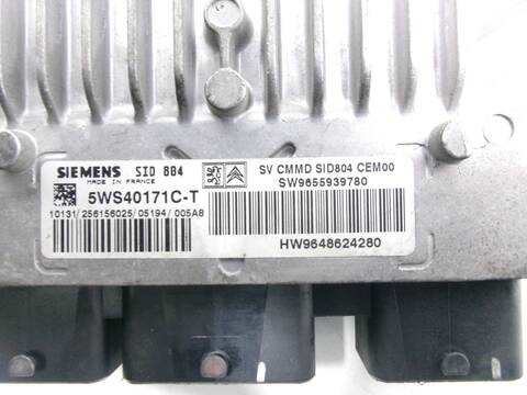Foto 3ª: Centralita Motor ECU Peugeot 1007 8HZ (2005)