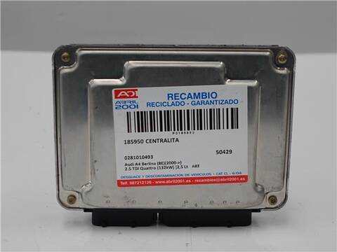 Centralita Motor ECU Audi A4 2.5 TDI QUATTRO 132KW) BERLINA 180CV