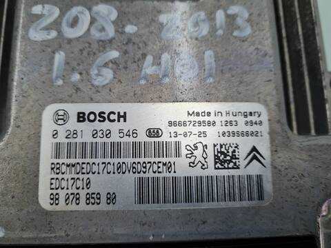Foto 3ª: Centralita Motor ECU Peugeot 208 1.6 16V HDI FAP 92CV 68KW (2013)