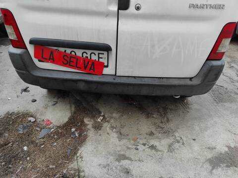 Paragolpes Trasero Peugeot Partner 9HW