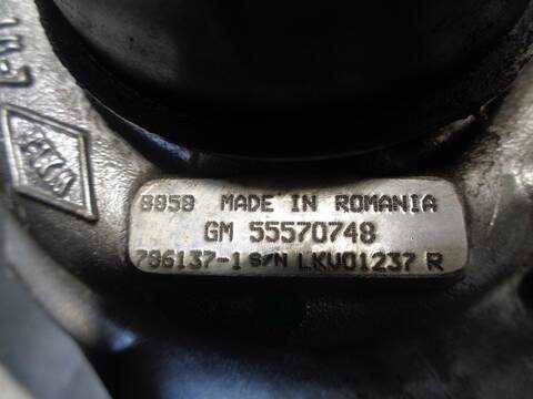 Foto 2ª: Turbocompresor Opel Insignia COSMO BERLINA 131CV 96KW [A20DTH] (2009)