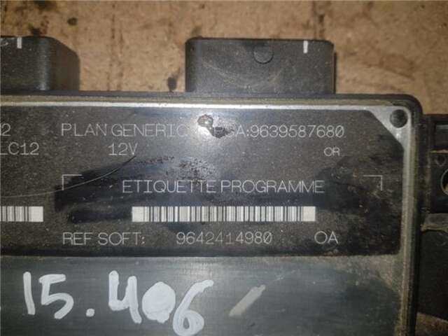 Foto 2ª: Centralita Motor ECU Citroen C1 1.9 D (1985 _) [WJX]