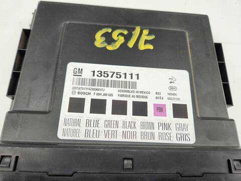 Foto 3ª: Centralita Motor ECU Opel Insignia COSMO BERLINA 160CV 118KW [A20DTH] (2010)