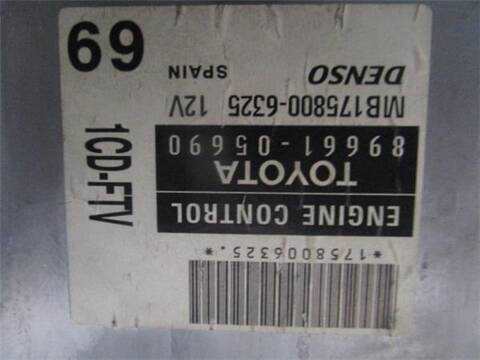 Centralita Motor ECU Toyota Avensis 2.0 D4-D EXECUTIVE BERLINA 5-PTAS.) 116CV 85KW