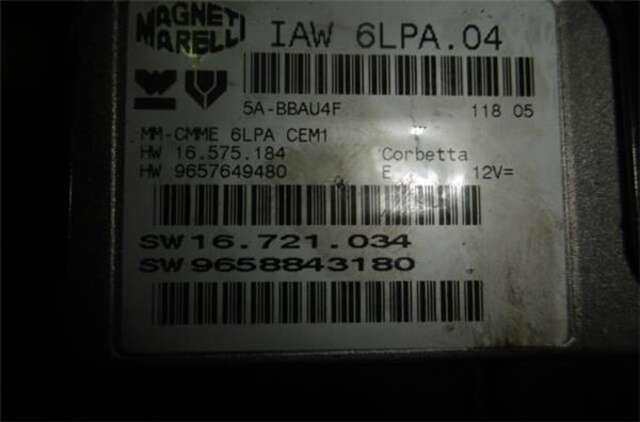 Foto 3ª: Centralita Motor ECU Peugeot 307 2.0 16V [RFK (EW10J4S)]