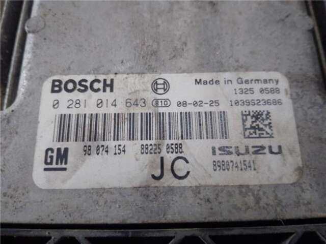 Foto 3ª: Centralita Motor ECU Opel Astra 1.7 CDTI [Z 17 DTH]