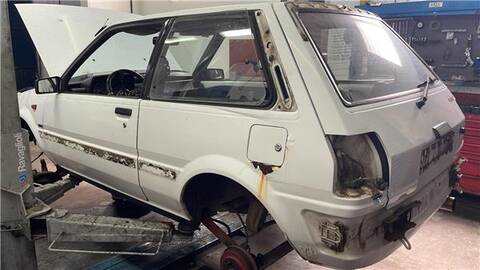 Foto 2ª: Retrovisor Izquierdo Toyota Starlet 1.3 EP71L) [2E-LC]