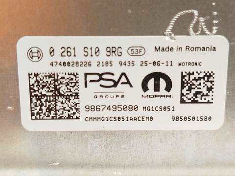 Foto 4ª: Centralita Motor ECU Citroen C4 E-C4 BCZKXC) 136CV 100KW [HN09] (2025)