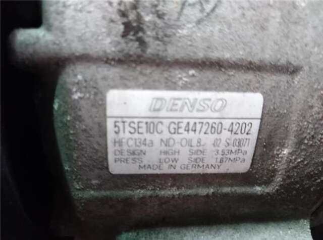 Compresor Aire Acondicionado Toyota Yaris 1.4 BÁSICO [1.4 LTR. - 66 KW TURBODIESEL CAT]