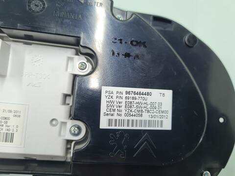Foto 3ª: Cuadro de Instrumentos Peugeot 5008 ALLURE 163CV 120KW [RH02] (2012)
