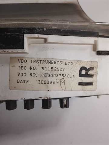 Foto 2ª: Cuadro de Instrumentos Opel Frontera 2.5 D SPORT [VM41B] (1998)