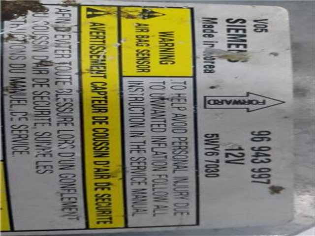 Foto 2ª: Centralita Airbag Chevrolet Epica 2.0 LT [2 0 LTR. - 110 KW DIESEL CAT] 150CV