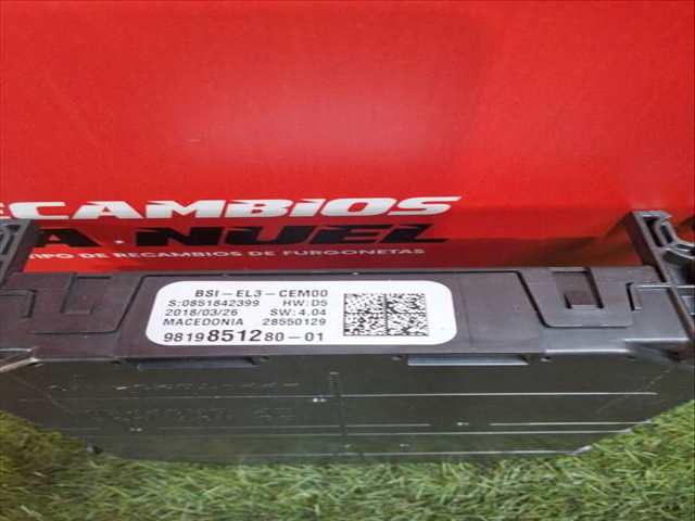 Foto 3ª: Caja Reles Fusibles Citroen Jumpy 1.5 BLUEHDI 120 120CV 88KW FURGONETA [YH01 (DV5RUC)] (2020)