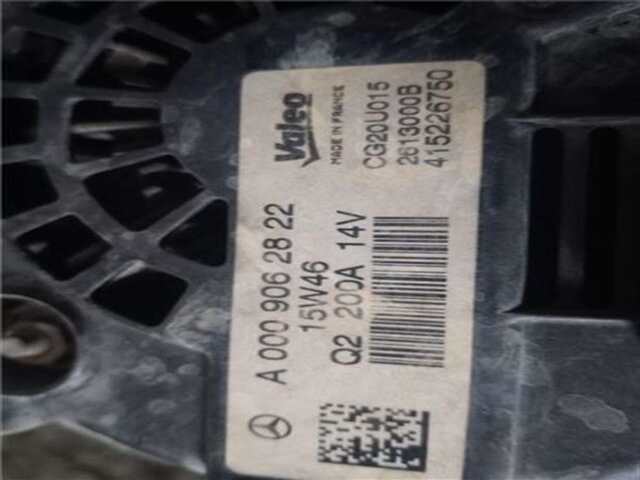 Foto 3ª: Alternador Mercedes Clase C 160 2.1 C 220 D (205.304) [2.1 LTR. - 125 KW CDI CAT] [651.921]