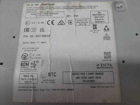 Foto 3ª: Sistema Audio Radio CD Peugeot 208 1.5 BLUEHDI 100 102CV 75KW [YH01] (2023)