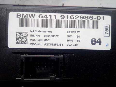 Foto 4ª: Mando Climatizador Bmw Serie 3 315 318D BERLINA 143CV 105KW [N47D20A] (2008)