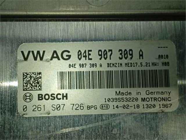 Centralita Motor ECU Volkswagen Golf 1.2 EDITION BLUEMOTION TECH. [1.2 LTR. - 77 KW TSI]