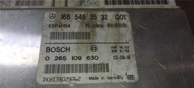 Centralita Abs Mercedes Clase A 140 1.7 170 CDI (168.009) [1.7 LTR. - 70 KW CDI DIESEL CAT]