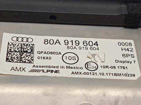 Foto 4ª: Pantalla Multifuncion Audi Q5 S LINE QUATTRO 190CV 140KW [DET] (2017)