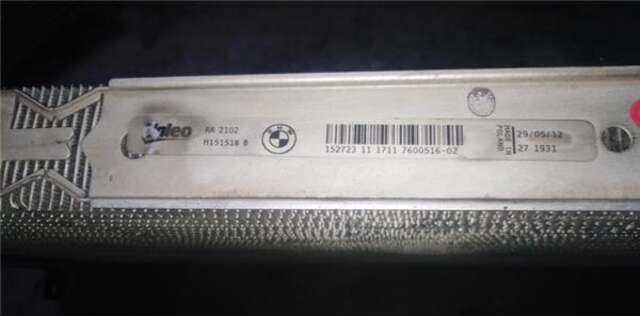 Radiador Motor Bmw Serie 3 315 316 D