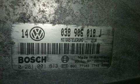 Foto 2ª: Centralita Motor ECU Volkswagen Golf 1.9 TDI BERLINA 110CV 81KW [AHF] (1998)