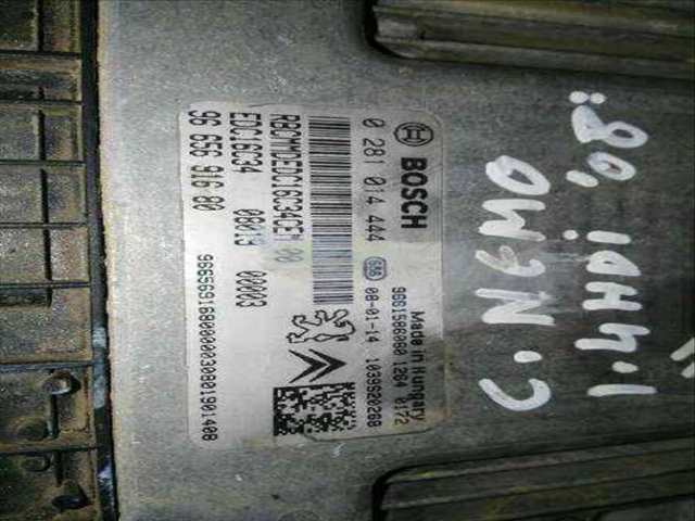 Foto 4ª: Centralita Motor ECU Citroen Nemo SX 68CV 50KW [8HS] (2008)