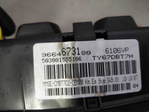 Foto 2ª: Cuadro de Instrumentos Peugeot 308 PREMIUM 120CV 88KW [5FW] (2007)