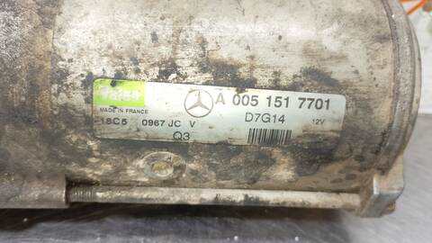 Foto 3ª: Motor de Arranque Mercedes Clase ML 350 3.0 CDI V6 265CV 195KW AUT. OM 642 W164) 164.124) [OM642940] (2005)