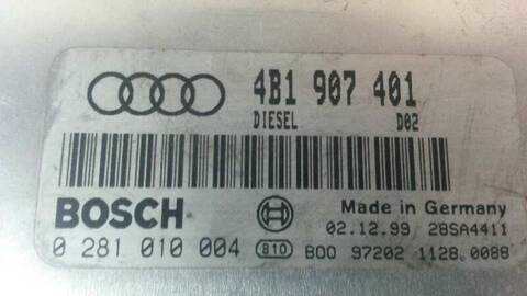 Foto 3ª: Centralita Motor ECU Audi A6 2.5 V6 24V TDI BERLINA 150CV 110KW [AKN] (1997)