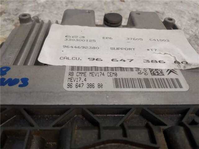 Foto 3ª: Centralita Motor ECU Peugeot 308 1.6 SPORT [1.6 LTR. - 88 KW 16V] [5FW / EP6]