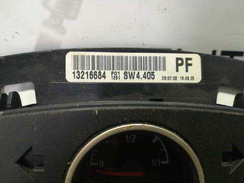 Foto 2ª: Cuadro de Instrumentos Opel Astra BERLINA 140CV 103KW