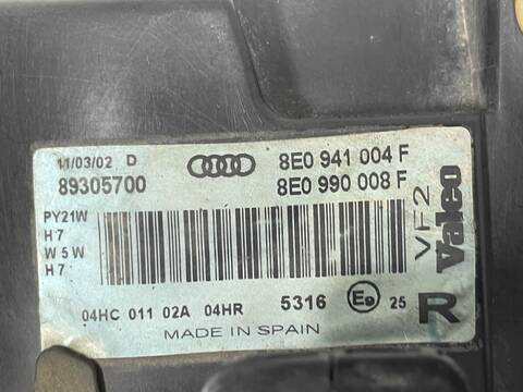 Foto 3ª: Faro Derecho Audi A4 ALT BERLINA (2002)