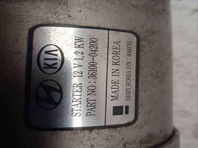 Foto 2ª: Motor de Arranque Hyundai Kona GASOLINA [G3LC] (2018)