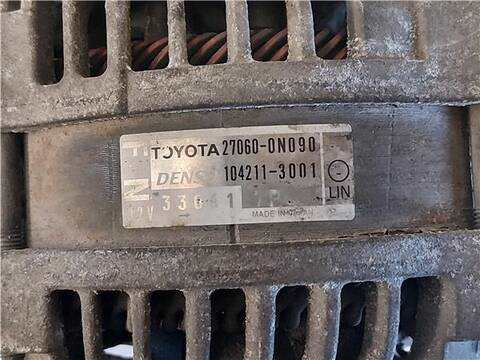 Foto 3ª: Alternador Toyota Yaris 1.4 D-4D 90CV 66KW [1ND-TV] (2012)