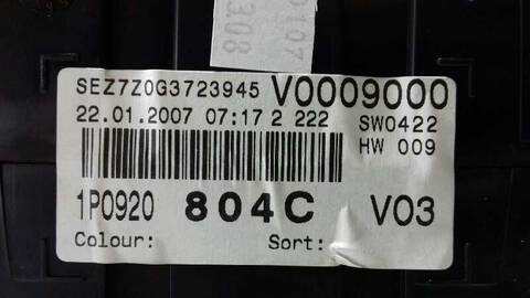 Foto 2ª: Cuadro de Instrumentos Seat Leon ERENCE 105CV 77KW [BXE] (2007)