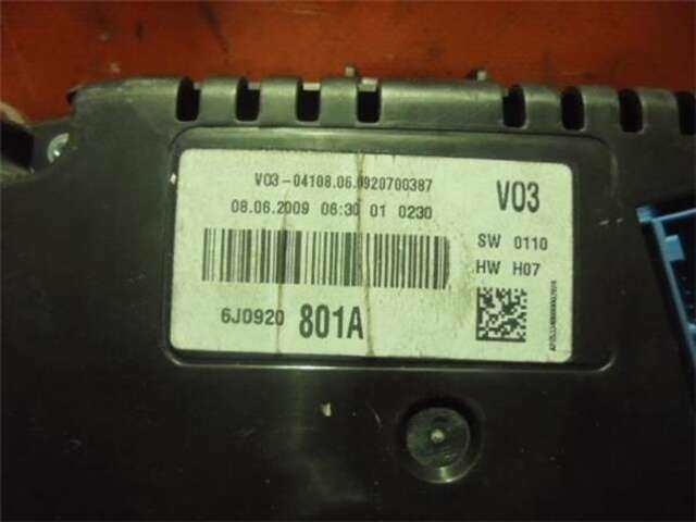 Foto 3ª: Cuadro de Instrumentos Seat Ibiza 1.9 TDI [BLS]