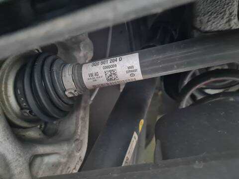 Transmision Trasera Derecha Volkswagen Passat R-LINE 4 MOTION 193CV