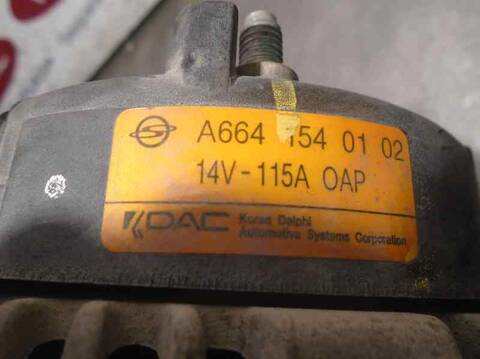 Foto 2ª: Alternador Ssangyong Actyon 136CV 100KW [D20DT] (2010)