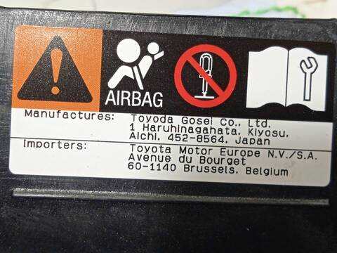 Foto 4ª: Airbag Cortina Delantero Derecho Toyota Corolla 1.8 HYBRID ZWE211) 98CV 72KW (2020)