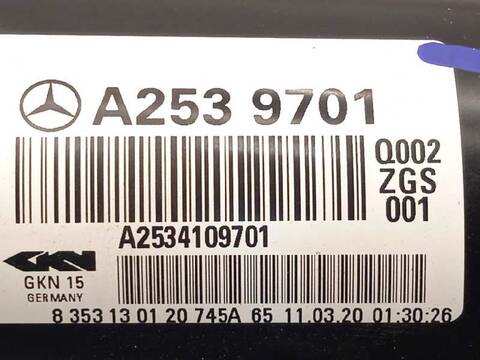 Foto 4ª: Transmision Central Mercedes Clase G 230 GLC 220 D 4MATIC 253.915) 194CV 143KW [654920] (2020)