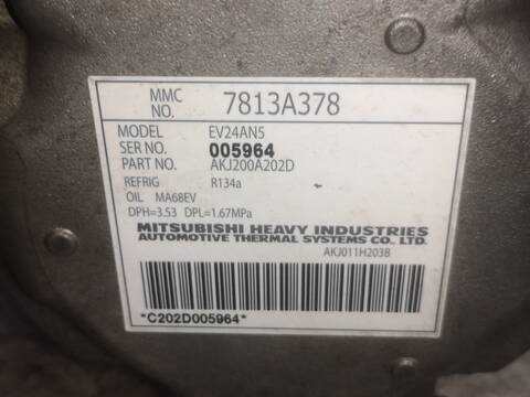 Foto 2ª: Compresor Aire Acondicionado Mitsubishi Outlander 4B11 (2016)