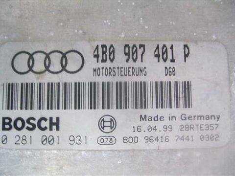 Foto 2ª: Centralita Motor ECU Audi A6 2.5 TDI QUATTRO BERLINA 150CV 110KW [AFB] (1999)