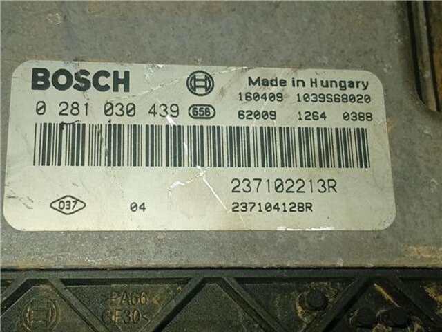 Centralita Motor ECU Dacia Dokker 1.5 AMBIANCE [1.5 LTR. - 66 KW DCI DIESEL FAP CAT]