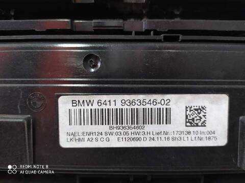 Mando Climatizador Bmw Serie 4 418 420D COUPE 184CV 135KW