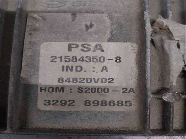 Foto 3ª: Centralita Motor ECU Peugeot 206 1.4 G [G-KFW] (2004)