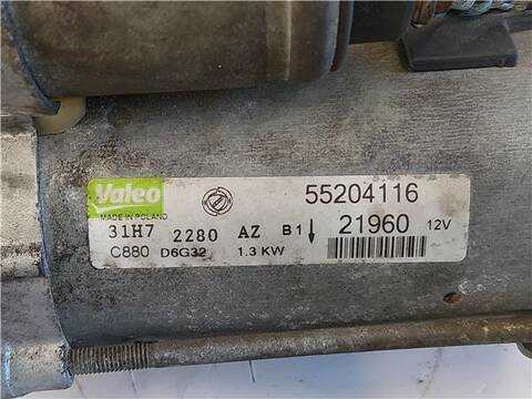 Foto 3ª: Motor de Arranque Fiat Linea 1.3 D MULTIJET 90CV 66KW [199 A3.000] (2009)