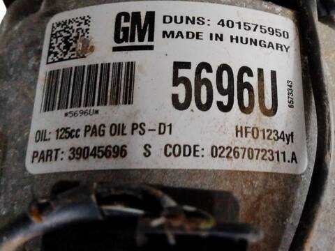 Foto 2ª: Compresor Aire Acondicionado Opel Zafira 1.4 75) (2011)